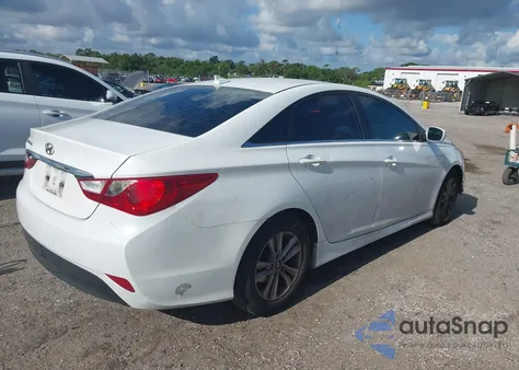 2014 Hyundai Sonata Gls из США, поврежденный, VIN 5NPEB4AC6EH831111